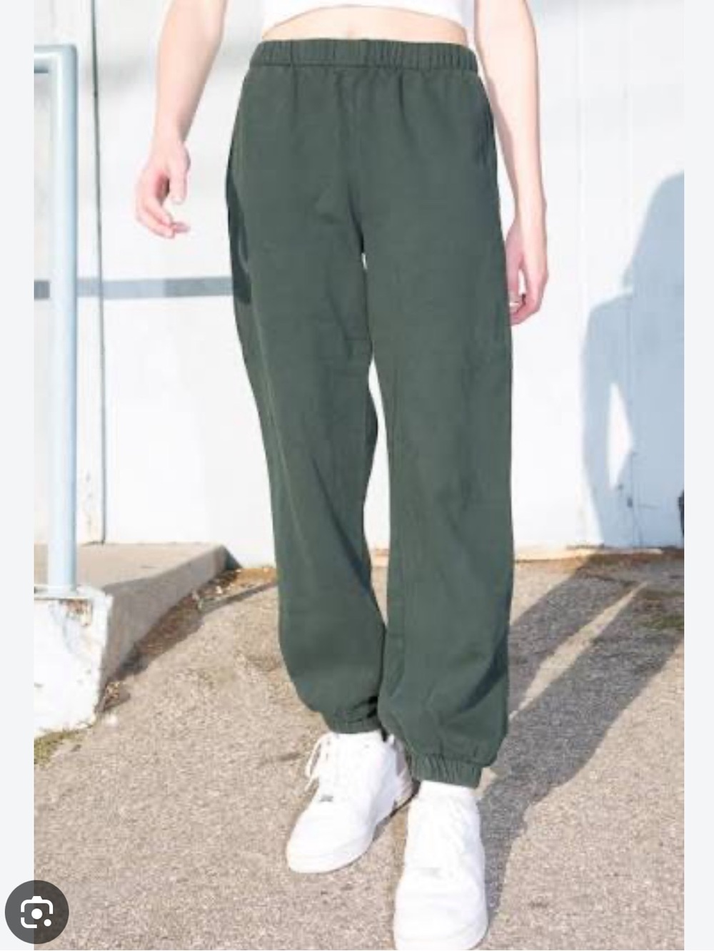 BRANDY MELVILLE | Olive Green Relaxed Fit